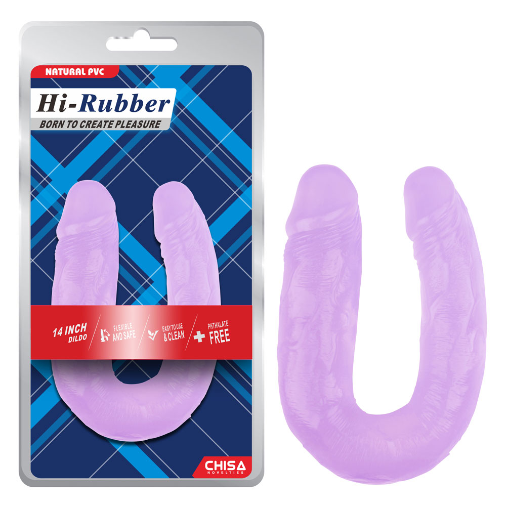 14 düymlük Dildo-Bənövşəyi
