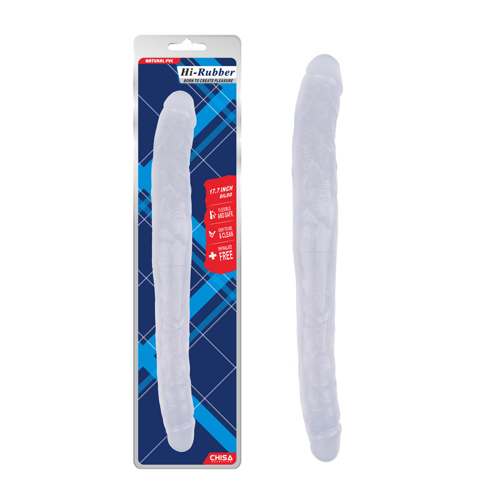 17.8 düymlük Dildo-Clear