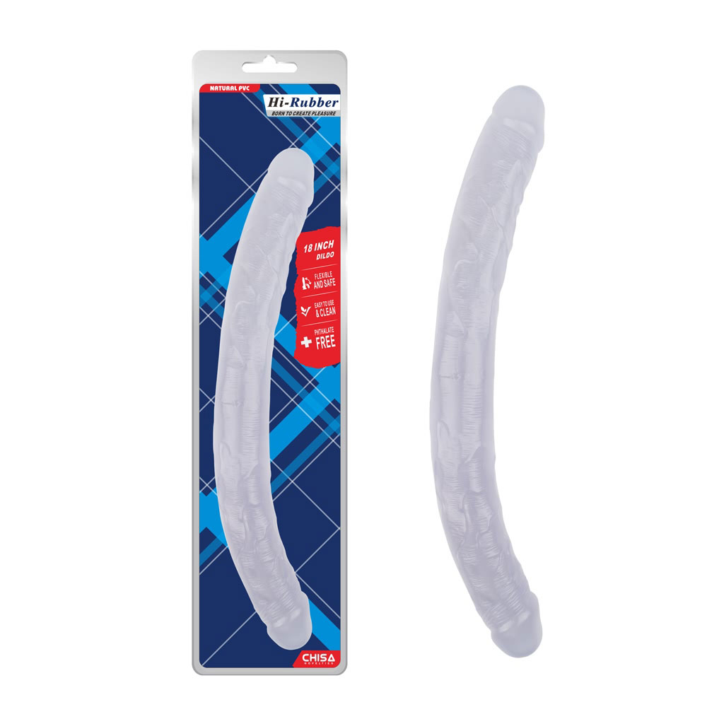 18 düymlük Dildo-Clear