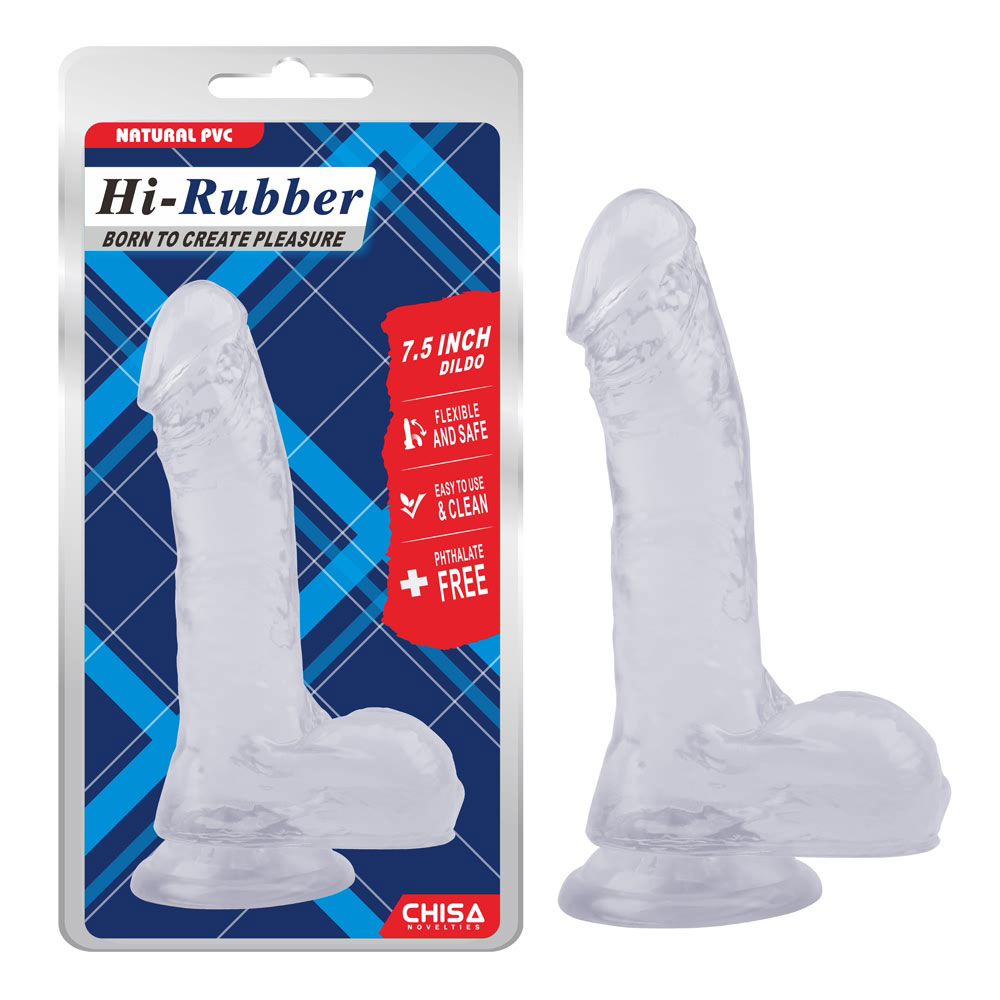 7.5 düymlük Dildo-Clear
