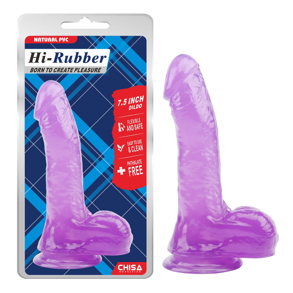7.5 düymlük Dildo-Bənövşəyi