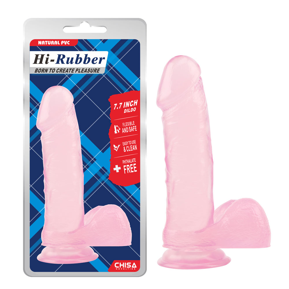 7.7 düymlük Dildo-Çəhrayı