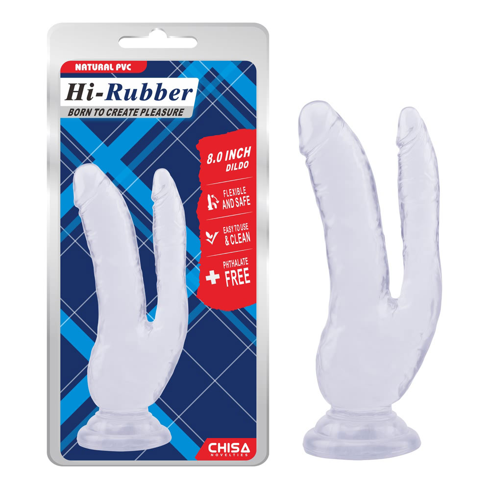 8.0 düymlük Dildo-Clear