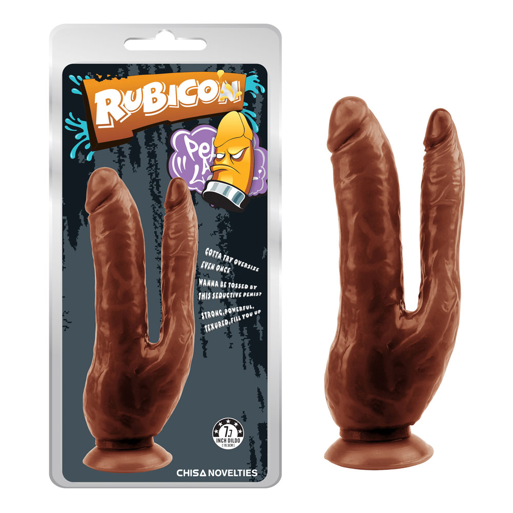Qaranlıq Sehrli İkili Penis-Qəhvəyi